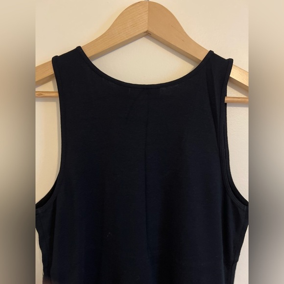 Womens APT.9 Tank Top Black Large Gold Sequin Modal Paisley Soft Casual Summer - Picture 9 of 15